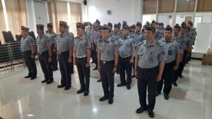 Lapas Narkotika Bandung Ikuti Apel Bersama Menteri Imigrasi dan Pemasyarakatan