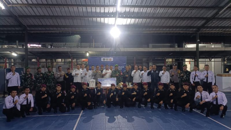 Sinergi Tegakkan Ketertiban: Lapas Narkotika Bandung Gelar Apel dan Razia Gabungan Bersama Aparat Penegak Hukum